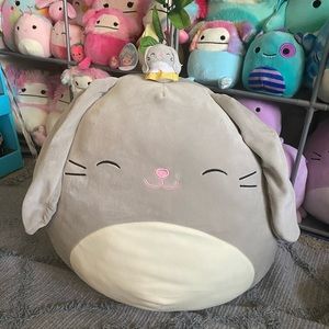 Blake the Bunny Squishmallows 16" & Squishville Bundle